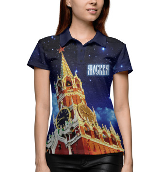 Женское Рубашка поло Спасская башня