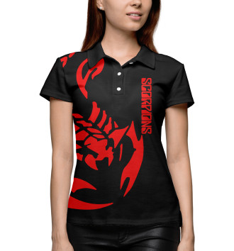 Женское Рубашка поло Scorpions