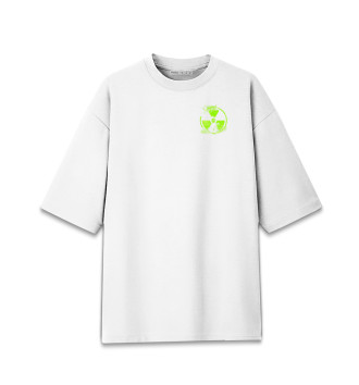 Женская Хлопковая футболка оверсайз S.T.A.L.K.E.R
