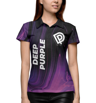 Женское Рубашка поло Deep Purple Violet Plasma