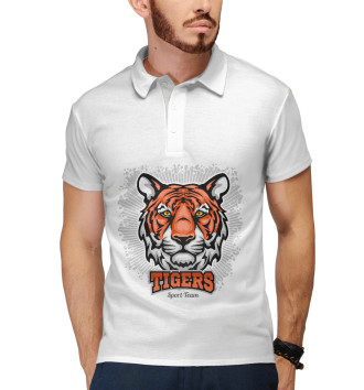 Мужское Рубашка поло Тигр