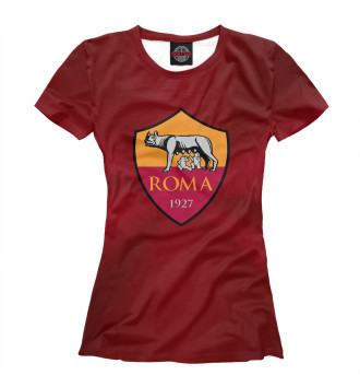 Футболка для девочек FC Roma Red Abstract