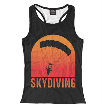 Женская Майка борцовка Skydiving - Скайдайвинг