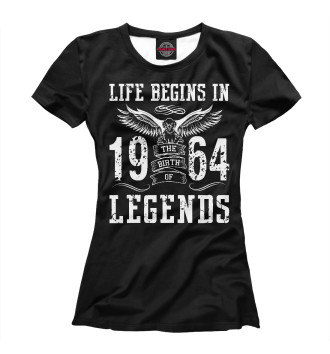 Женская Футболка 1964 - рождение легенды