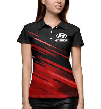 Женское Рубашка поло Хендай, Hyundai