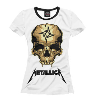 Женская Футболка Metallica Skull