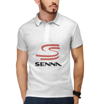 Мужское Рубашка поло Senna Logo