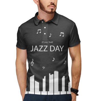 Мужское Рубашка поло Jazz day