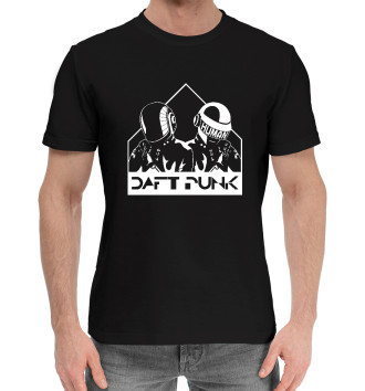 Мужская Хлопковая футболка Daft Punk