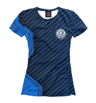 Женская Футболка Volkswagen + Sport Line