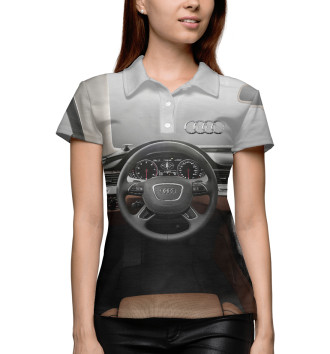 Женское Рубашка поло Audi salon
