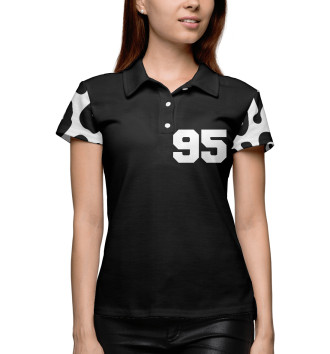 Женское Рубашка поло Леопардовый окрас 95