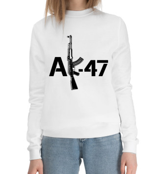 Женский Хлопковый свитшот АК-47