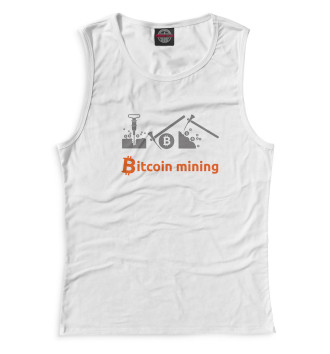 Женская Майка Bitcoin Mining