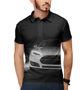 Мужское Рубашка поло Tesla Model S