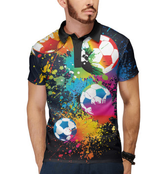 Мужское Рубашка поло Футбол