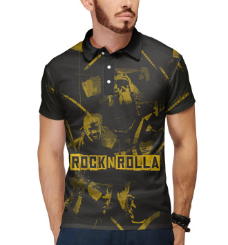 Мужское Рубашка поло Rocknrolla