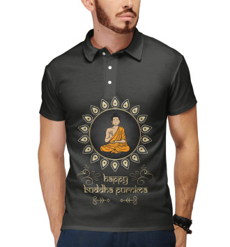Мужское Рубашка поло Будда