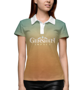 Женское Рубашка поло Genshin Impact