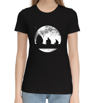 Женская Хлопковая футболка Planet Totoro