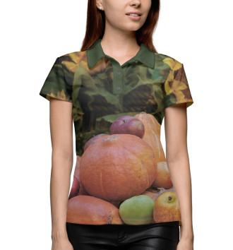 Женское Рубашка поло Праздник урожая