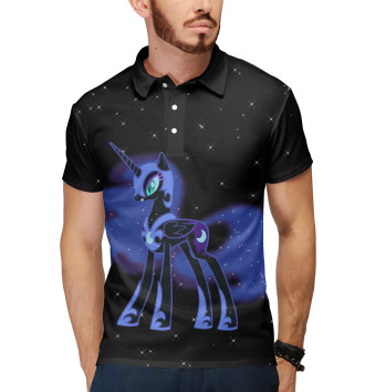Мужское Рубашка поло Nightmare Moon