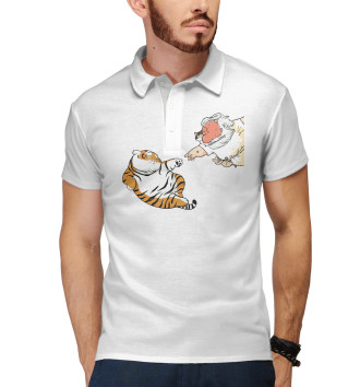 Мужское Рубашка поло Сотворение Тигрёнка