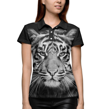 Женское Рубашка поло Тигр