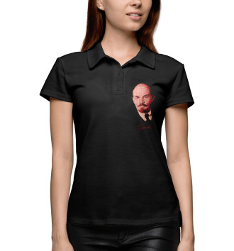 Женское Рубашка поло Ленин