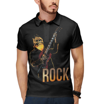 Мужское Рубашка поло Rock