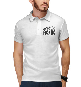 Мужское Рубашка поло AC/DC