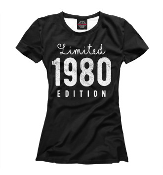 Женская Футболка 1980 - Limited Edition