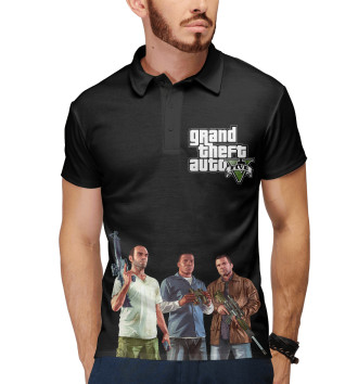 Мужское Рубашка поло Персонажи GTA 5