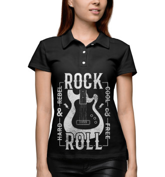 Женское Рубашка поло Rock'n'Roll