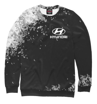 Мужской Свитшот Hyundai +брызги красок
