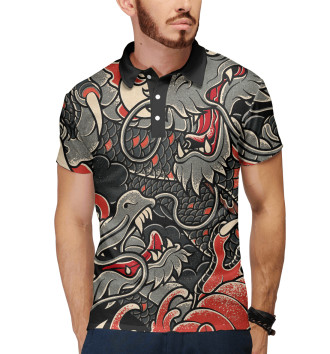 Мужское Рубашка поло Samurai