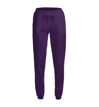 Женские Спортивные штаны BTS логотип фиолетовый