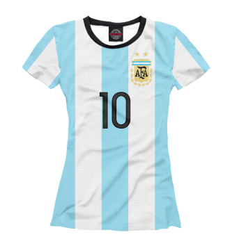 Футболка для девочек Месси Форма Сборной Аргентины