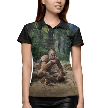 Женское Рубашка поло Far Cry 3 — Ваас