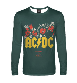Мужской Лонгслив AC/DC Highway to Hell