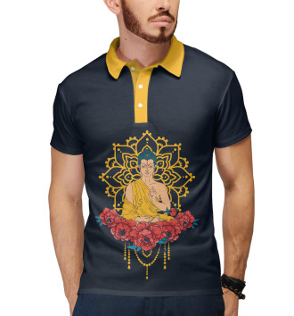 Мужское Рубашка поло Buddha