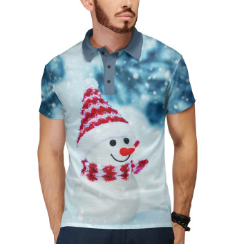 Мужское Рубашка поло Snowman