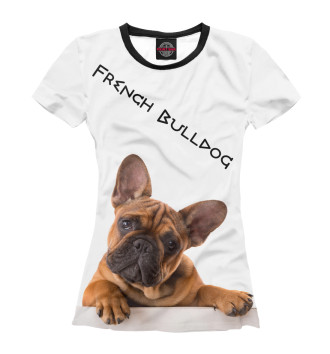 Футболка для девочек French Bulldog