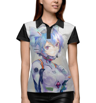 Женское Рубашка поло Evangelion Ayanami Rei