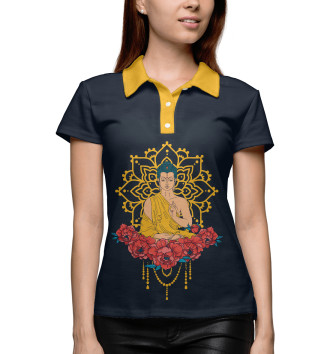 Женское Рубашка поло Buddha