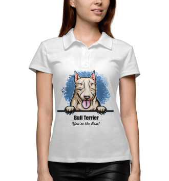 Женское Рубашка поло Бультерьер (Bull Terrier)