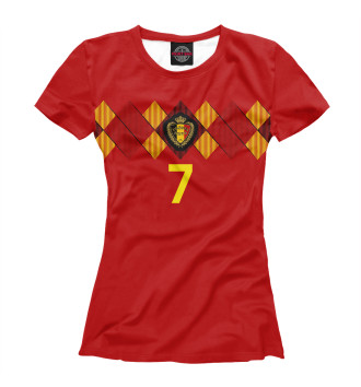 Футболка для девочек Кевин Де Брёйне - Сборная Бельгии