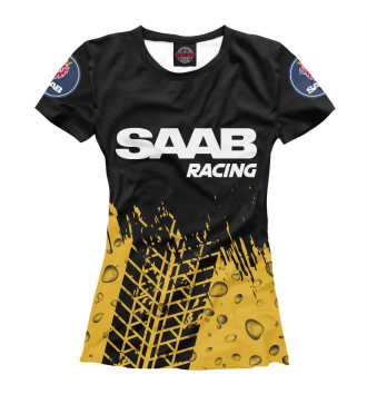 Футболка для девочек Сааб | Racing