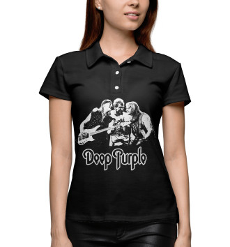 Женское Рубашка поло Deep Purple