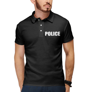 Мужское Рубашка поло Police
